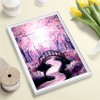Cherry Blossom Bridge - Full Round Diamond - 30x40cm