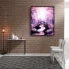 Cherry Blossom Bridge - Full Round Diamond - 30x40cm