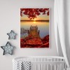 Fallen Leaves Plank Road  - Full Round Diamond Painting - 30x40cm