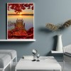 Fallen Leaves Plank Road  - Full Round Diamond Painting - 30x40cm