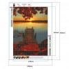 Fallen Leaves Plank Road  - Full Round Diamond Painting - 30x40cm