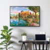 Countryside Scenery - Full Square Diamond - 50x40cm