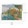 Countryside Scenery - Full Square Diamond - 50x40cm
