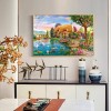 Countryside Scenery - Full Square Diamond - 50x40cm