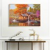 Wood House Waterwheel - Full Round Diamond - 50x40cm