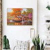 Wood House Waterwheel - Full Round Diamond - 50x40cm