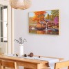 Wood House Waterwheel - Full Round Diamond - 50x40cm