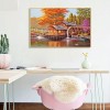 Wood House Waterwheel - Full Round Diamond - 50x40cm