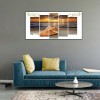 5pcs Seaside Sunset - Full Round Diamond - 95x45cm