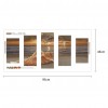 5pcs Seaside Sunset - Full Round Diamond - 95x45cm
