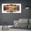 5pcs Seaside Sunset - Full Round Diamond - 95x45cm