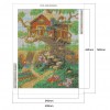 Tree House - Full Square Diamond - 40x50cm
