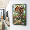 Tree House - Full Square Diamond - 40x50cm