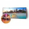 Beach Villa - Full Round Diamond - 80x40cm
