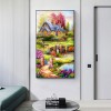 Country - Full Round Diamond - 45x85cm
