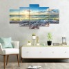 5pcs/set Beach-Full Round Diamond Painting - 95x45cm