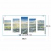5pcs/set Beach-Full Round Diamond Painting - 95x45cm