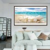 3pcs Beach Shell - Full Round Diamond - 80x40cm