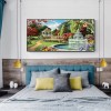 DIY Full Round Diamond Painting Garden Resin Picture Rhinestone Handworks