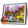 Dream Landscape - Partial Round Diamond -