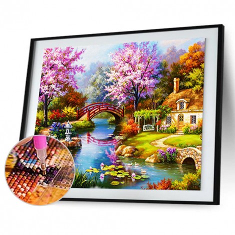 Dream Landscape - Partial Round Diamond -