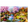 Dream Landscape - Partial Round Diamond -