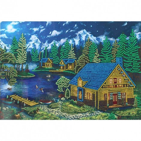 Cabin - Special Shaped Dimond - 40*30cm