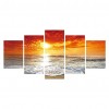 5pcs/set Beach-Full Round Diamond Painting - 95x45cm