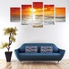 5pcs/set Beach-Full Round Diamond Painting - 95x45cm