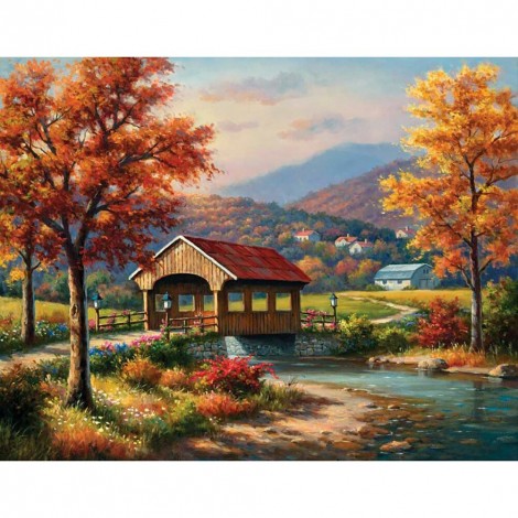 Cottage - Full Round Diamond - 50x40cm