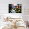 Cross Ctitch Mountain Cabin  - Full Square Diamond - 50x40cm