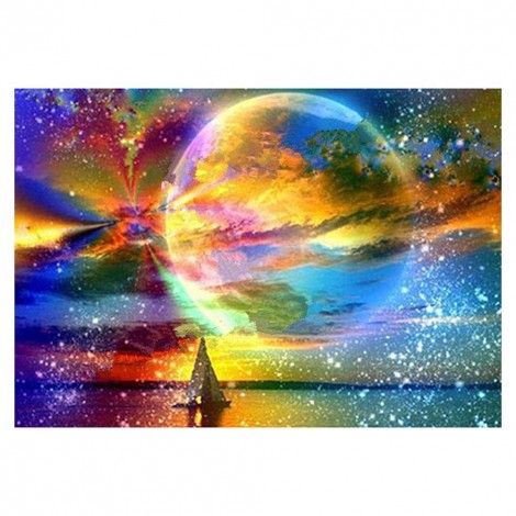 Dreamy Sea - Full Round Diamond - 30x40cm