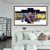 5pcs/set City - Full Round Diamond Painting - 95x45cm