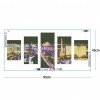 5pcs/set City - Full Round Diamond Painting - 95x45cm