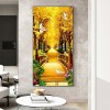 Autumn Path -Full Round Diamond Painting - 85x45cm