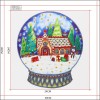 Christmas House - Special Shaped Diamond - 30x30cm