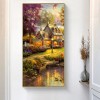 Woods Landscape  - Full Round Diamond - 45x85cm