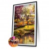 Woods Landscape  - Full Round Diamond - 45x85cm