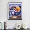 Dolphins - Partial Round Diamond - 30x40cm