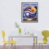 Dolphins - Partial Round Diamond - 30x40cm