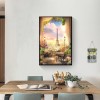 Courtyard Scenery - Full Square Diamond - 40x50cm