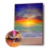 Beach Sunrise - Full Round Diamond - 30x40cm