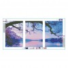 3pcs/set Purple Cloud-Full Round Diamond Painting - 80x40cm