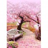 Cherry Blossom Chair - Full Square Diamond - 40x50cm