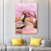 Cherry Blossom Chair - Full Square Diamond - 40x50cm