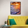 Evening Beach - Full Round Diamond - 30x40cm