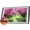 Cherry Blossom - Full Round Diamond - 85x45cm