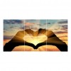 3pcs/set Love-Full Round Diamond Painting - 80x40cm