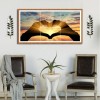 3pcs/set Love-Full Round Diamond Painting - 80x40cm