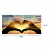 3pcs/set Love-Full Round Diamond Painting - 80x40cm